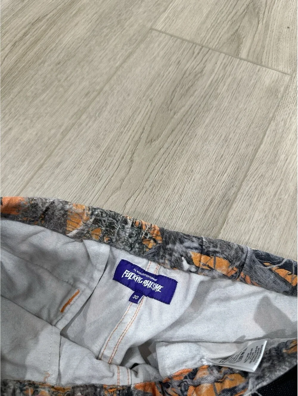 F Awesome Leisure Pants  100% Cotton Twill Leisure Pant With Nylon Belt